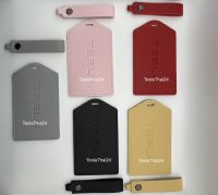 Key Card Holder Cover Leather พวงกุญแจใส่คีย์การ์ด สำหรับ Tesla