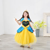 ? Popular Clothing Theme Store~ Childrens Day Stage Costume Princess Anna Puffy Skirt Kindergarten Fairy Tale Princess Skirt Birthday Studio