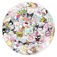 ✨พร้อมส่ง✨SANRIO My Melody sticker มาย เมโลดี้ สติกเกอร์กันน้ำรูปแบบที่แตกต่างกัน 100ชิ้น