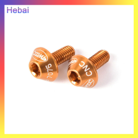 Hebai 1PC จักรยานขวดน้ำกรงผู้ถือสกรูสกรูทนทานอุปกรณ์เสริมจักรยานที่มีสีสัน