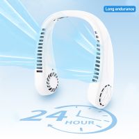 3000mAh All Silicone Hanging Neck USB Rechargeable Mute Neckband Outdoor Fans Air Cooling