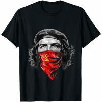 เสื้อยืด ลาย Che Guevara W Soviet Hammer And Sickle สีแดงS-5XL  AFQR