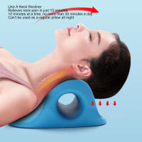 Back Massage Stretcher Back Cushion Cervical Verte Lumbar Massage Spots Cushion Relaxe Sooth Relief Pain Neck Support Pillows