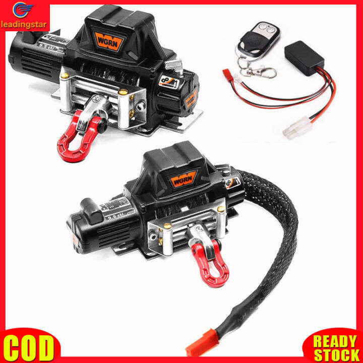 leadingstar-rc-อุปกรณ์รถ-rc-กว้านไฟฟ้าเครื่องกว้านโลหะอัปเกรดใช้ได้กับ-scx-10-90046-d90-traxxas-trx4-redcat