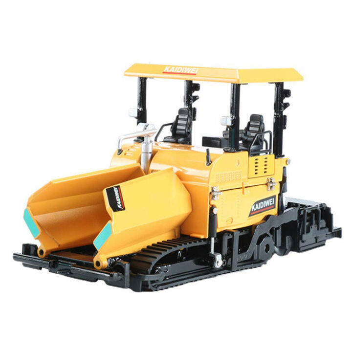 Alloy Diecast Paver Machine Paving Asphalt Highway Construction Truck 1 ...