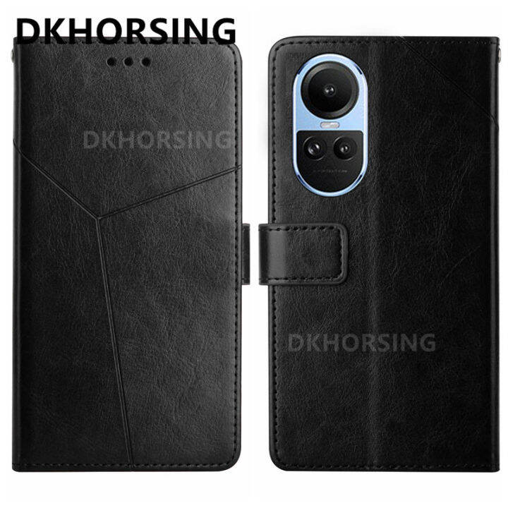 dkhorsing-เคสใหม่2023สำหรับ-oppo-reno-10-10-pro-10-pro-เคสโทรศัพท์หนัง-pu-กระเป๋าเงินแบบกลับด้านได้10-oppo-reno-ที่จับขาตั้ง5g-แฟชั่นฝาหลัง-reno-10pro-plus