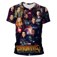 COD tjjs079 Marvel Mens 2022 New Summer Avengers Print Mens Womens Short Sleeve 3D Printed T Shirts Casual Breathable Tops