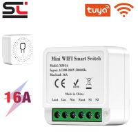 Mini Smart Zigbee Wifi Switch Real 16A Smart Home Automation Module Works Alexa Google Home Smart Life Supports 2 Way Control