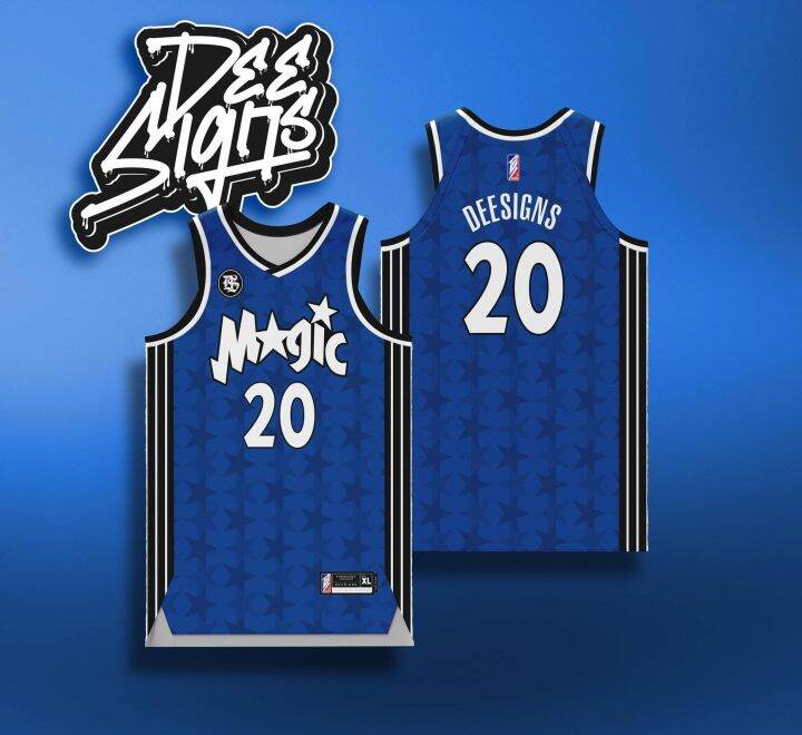 MAGIC 08 BASKETBALL PLAYER NEW TRENDY JERSEY FREE CUSTOMIZE OF NAME AND NUMBER ONLY full