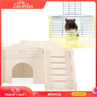 Zecetim Hamster Hideout Hamster Hamster House พร้อมของเล่น Hamster Hamster สำหรับแฮมสเตอร์แคระ