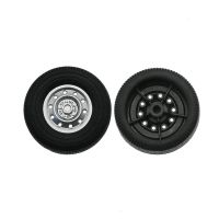 12Pcs Rubber Wheel Tire Tyre for WPL D12 Mini 1/16 RC Drift Truck Car Spare Parts Accessories