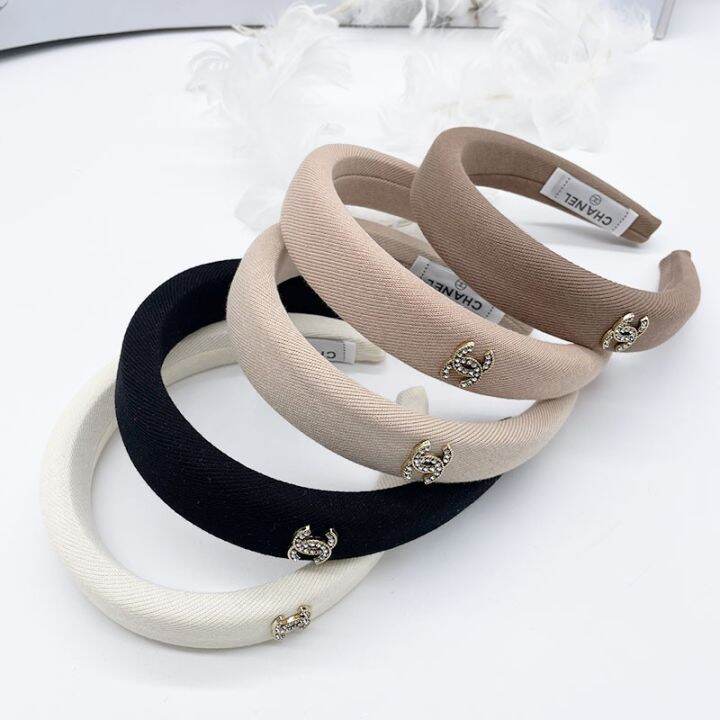 South Korea's New Sponge Headband with Rhinestone Letters Headband for