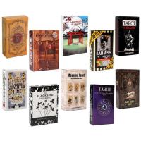 English And Spanish Version Tarot Cards Prophecy Divination Deck Party Entertainment Oracle Board Game 10.3x6cm Waterproof expedient