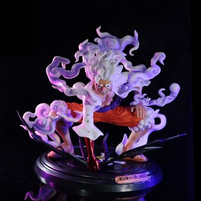 New One Piece Luffy Gear 5 Anime Figure Sun God Nikka PVC Action Figurine Statue Collectible Model Doll Toys for Children Gift