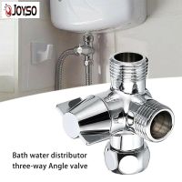 JOYSO 3 Way 1/2นิ้ว Outlet Sink Faucet Diverter Valve T อะแดปเตอร์สายฝักบัว Tap Splitter