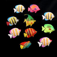 1pc Simulation Fish Tank Beautiful Aquarium Decoration Style Small High 4cm Quality Fake Plastic Color Random Fish Accessories Q2X7