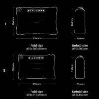 Blackdeer ตนเองพองหมอนฟองน้ำเบาพับขนาดกะทัดรัดหมอนพองหมอนเดินทางกลางแจ้งตั้งแคมป์หมอน