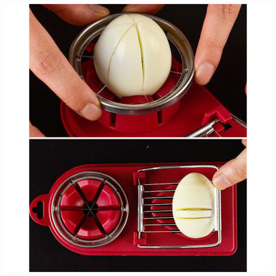 เครื่องตัดที่ตัดไข่ไข่แบบ2-In-1ที่ตัดไข่แม่พิมพ์ไข่เครื่องตัดเนื้อแบบสแตนเลส