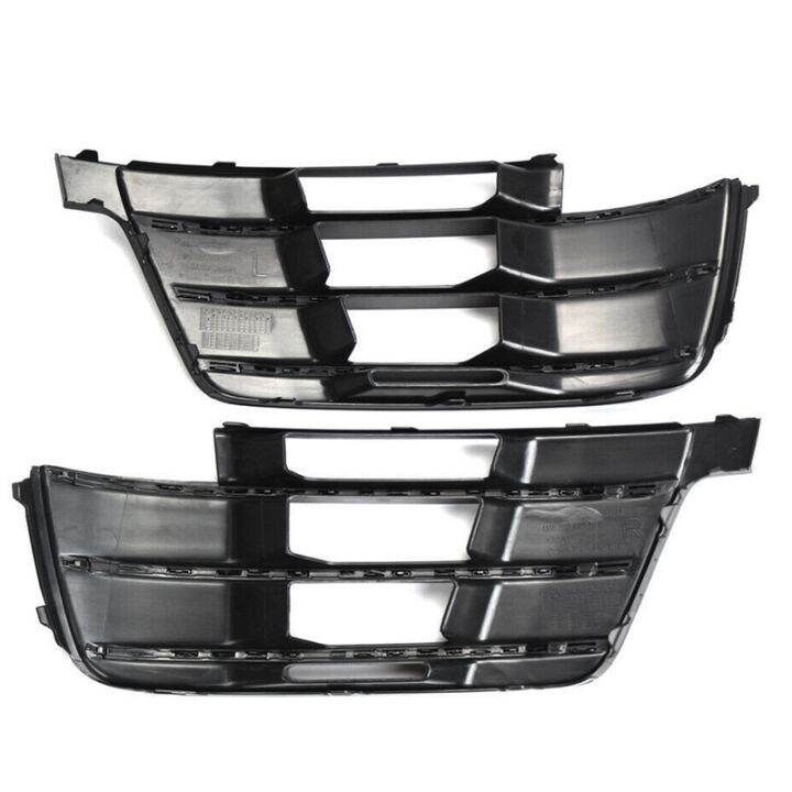 2pcs-front-bumper-fog-light-lamp-air-guide-grille-black-bezel-parts-component-for-audi-q7-16-19-4m0807681d-4m0807682d