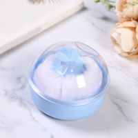 Smell-less Helpful Baby Face Body Powder Puff Box Skin-touching Baby Puff Box Dustproof Makeup Tools