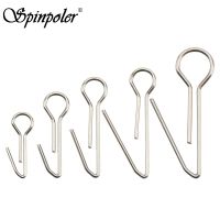 【CW】△☫❁  Spinpoler Fishing Sinker Weight Loops Swivels Cheburashka Clip Wire 100pcs Accessories Tools