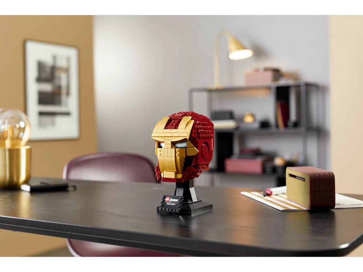 lego iron man head