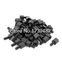 ✺✘๑ M3 5 6mm Male Female Thread Nylon Hex Standoff Spacer Screws PCB Pillar 50pcs