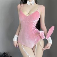 Cute Bunny Girl Cosplay Costumes Sweet Hot Girl Rabbit Bodysuit Japanese Sexy Jumpsuit Underwear Anime Lingerie Porno Party