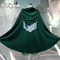 On Sale Anime Attack on Titan Cloak Shingeki no Kyojin Scouting Legion Aren / Levi Capes Cosplay Costume