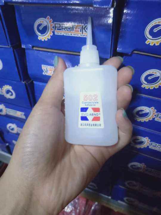 EVQ ABND BOND Cyanoacrylate Evobond CYNO Adhesive acrylic Glue Shoe DIY