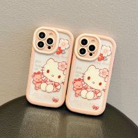 เคสลายการ์ตูน Hello Kitty เคสโทรศัพท์สำหรับ iPhone 14 Pro Max 14 Pro 14เคสกรอบหลังมือถือแข็งกันกระแทกสำหรับ iPhone 13 Pro Max 13 Hello Kitty เคสโทรศัพท์สำหรับ12 Pro Max 12 Hello Kitty 11เคสห่อหุ้ม