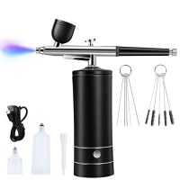 【LZ】✌  Kit Airbrush recarregável sem fio Compressor de alta pressão portátil Airbrush Gun Set 30PSI 1 conjunto