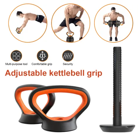 【HOT】Adjustable Kettlebell Handle Multifunctional Kettlebell Grip for ...