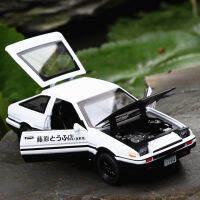 1:28จำลองรถของเล่นอะคริลิคกันฝุ่นกล่อง Toyota AE86 Alloy Diecast รุ่นรถประณีตภายในเด็ก Toys