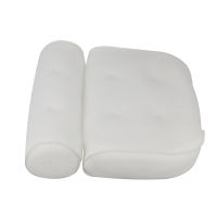 Mesh Neck Back Quality Bath Tub Spa Pillow Cushion Support Foam Comfort Bathtub 6 Suction Cup Bathroom Accessories home