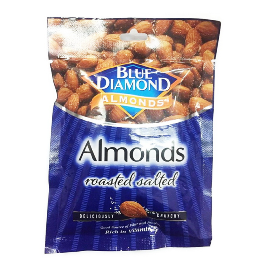 Hạnh nhân rang muối honey blue diamond roasted salted có vitamin e, 30g - ảnh sản phẩm 1