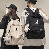 【jw】❆✐┇  Kangol Fashion Students School Large Handbags Schoolbag Bookbag Teenager bag laptop backpack