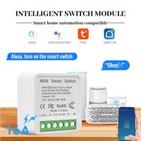 ✐❏◙ Tuya Wifi Smart Switch Module 16A Support 2-way Control MINI Wireless Switch Smart Home Work With Alexa Google Home
