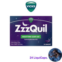 Vicks ZzzQuil Nighttime Sleep-aid 24 LiquiCaps