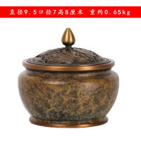 100% Authentic ทองแดงบริสุทธิ์ Lotus ธูป Xuande ธูป Burner ตกแต่งบรอนซ์งานประดิษฐ์ตกแต่งบ้านพระพุทธรูปทิเบต