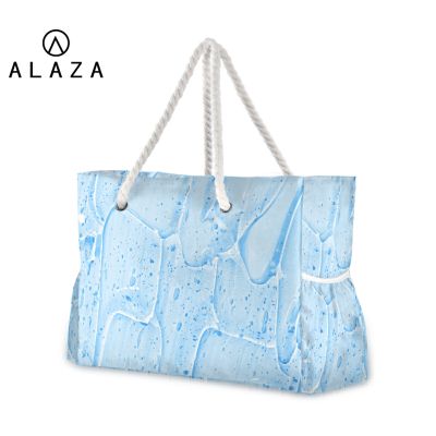 Women Casual Beach Bag Bolsos Messenger Bag Nylon Shoulder Bag Large Capacity Mom Marble print Handbags Tote Crossbody