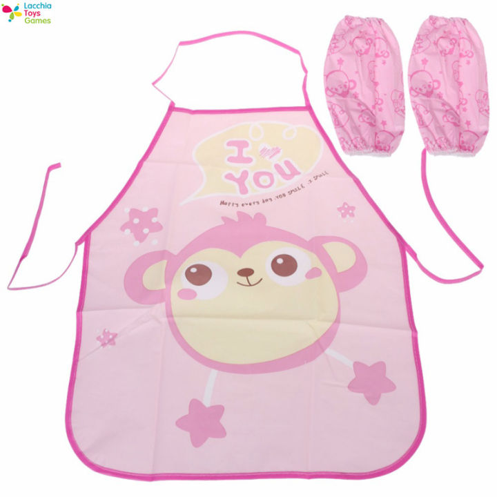 lt-ready-stock-children-kids-apron-oversleeves-set-3-6-kids-kitchen-baking-painting-cooking-bib-apron1-cod