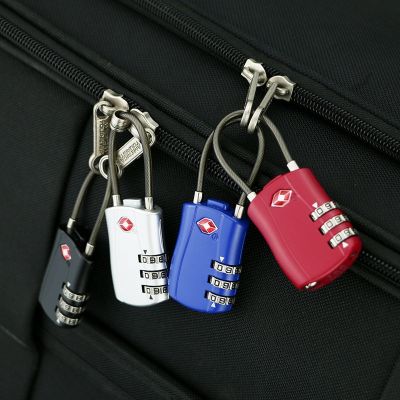 กุญแจล็อครหัสขนาดเล็กสำหรับกระเป๋าลากล็อกกระเป๋ากระเป๋าเดินทางขนาดเล็ก Gembok Kode ได้