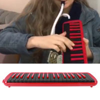 Melodica 37 Key Wind Musical Instrument เหมาะสำหรับมือใหม่ + กระเป๋า F-37s