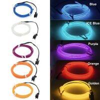 1-5m 10m EL Wire Flexible Neon Light Glow EL Draht Seil Rohr band wasserdichte LED Neon Lichter Schuhe Kleidung Auto De