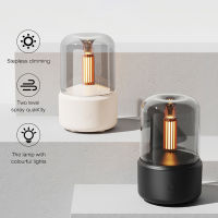 Xiaomi Life เครื่องพ่นอโรม่า เครื่องพ่นความชื้น โคมไฟ Candlelight Aroma Diffuser Portable 120ml Electric USB Air Humidifier Cooling Sprayer with LED Night Light