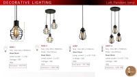 โคมไฟห้อย DECORATIVE LIGHTING Loft Pendant lamp (TSP)