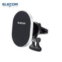 แม่เหล็กติดรถยนต์ที่วางมือถือ ELECOM แบบแม่เหล็ก,สำหรับ iPhone 12 P-CARS13BK สีดำสำหรับติดตั้งช่องระบายอากาศ