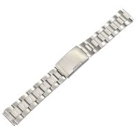 สายนาฬิกา Watch Band Watch Steel Band ปากแบน Arc Arc Ear Mens Watch Band Stainless Steel Bracelet Stainless Steel Band Watch Accessories