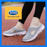 Scholl รองเท้าสกอลล์ scholl รองเท้า scholl Scholl รองเท้าสกอลล์ scholl รองเท้า รองเท้า scholl  ผู้ชาย scholl รองเท้าผ้าใบผู้ชายรองเท้าผู้ชาย scholl ขนาดใหญ่ 46 47 48 ครึ่งรองเท้าแตะรองเท้าแตะแบนผู้ชายแฟชั่นเดินรองเท้าผ้าใบเกาหลีครึ่งหนึ่ง-2030